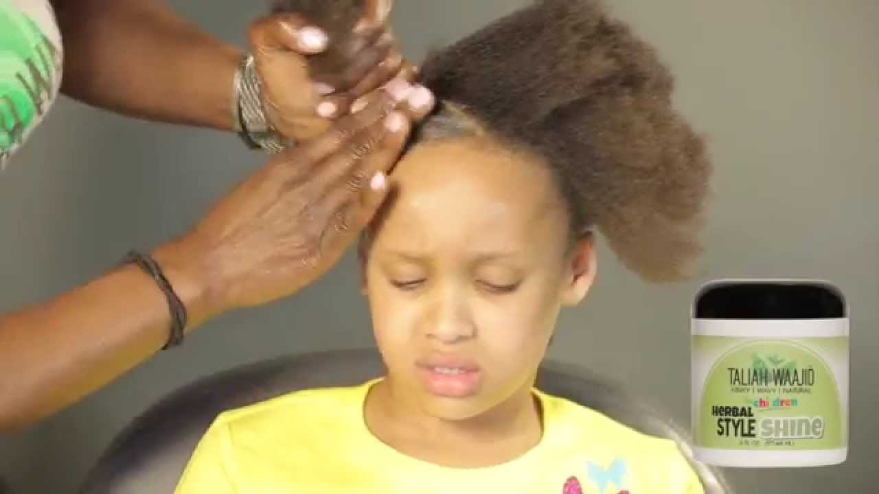 How to detangle and style child's 4-c hair   Childrens Hair Care