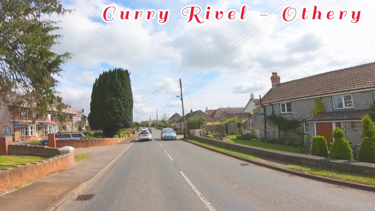 Drive with us 14/4/25 Curry Rivel - Langport - Aller - Othery rural Somerset England UK GoPro