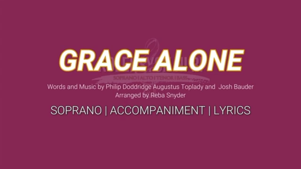 Grace Alone | Soprano | Vocal Guide by Sis. Sarah Macabali