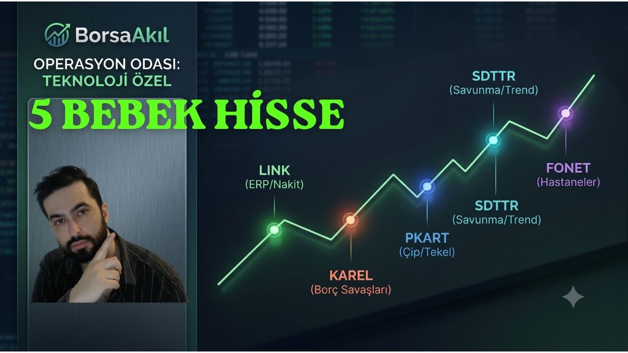 BIST100'DE UCUZ KALMIŞ 5 BEBEK HİSSE