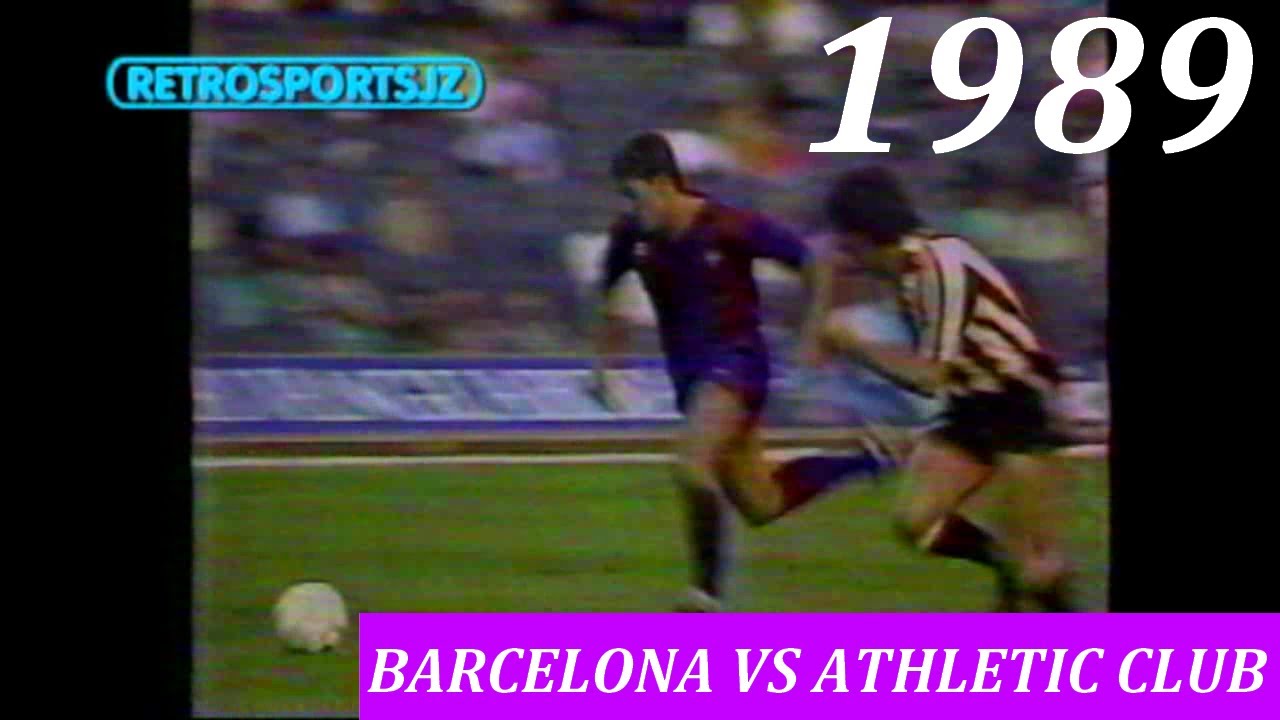 Barcelona vs Athletic Club - 1989 - Liga de España Temporada 1988/1989 - Highlights