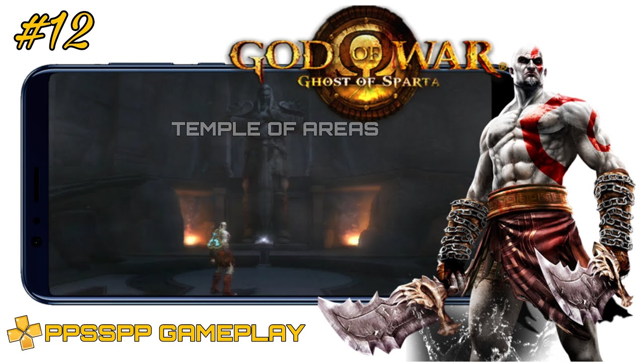 GOW : Ghost of Sparta | Temple of Areas | #12 PPSSPP GAMEPLAY Bad Dady YT