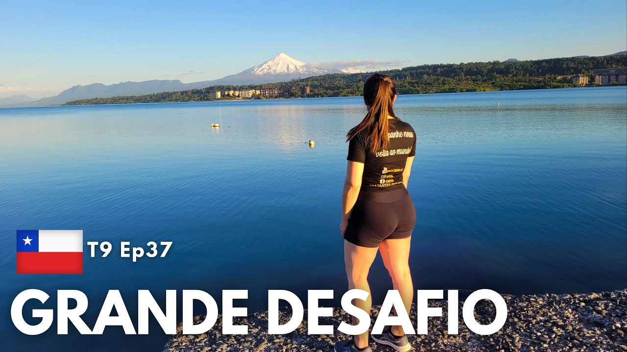 Não será fácil passar por esse DESAFIO | Conhecendo Villarrica no Chile - T9 Ep37