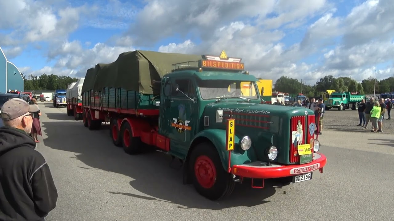 Veteranlastbilsträff i Tingsryd Sverige del 2 09- 08-2024 ,10-08-2024 Tunga sydost