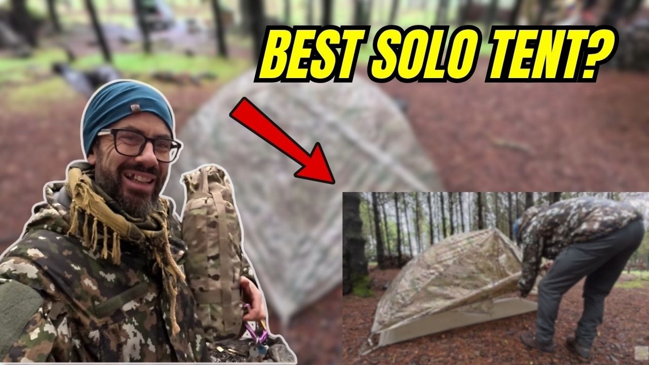 The Best 1 Man Tent in The World ?  Lightfighter FIDO 1 AI – Individual Shelter System Full set up