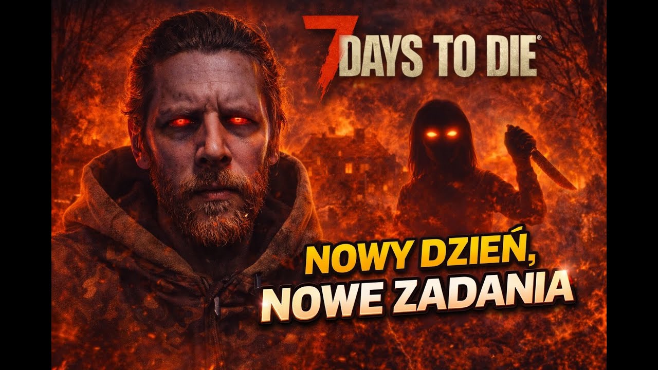 Nowy dzień, nowe zadania | 7 Days To Die | Z Żonką w Pakiecie :D | Strzelba Squad Serwer