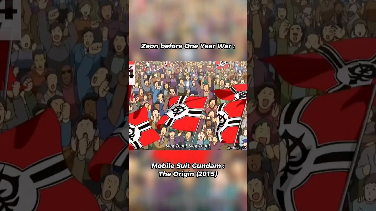 Principality of Zeon 🔴 Sieg Zeon | Mobile Suit Gundam/The Origin #principalityofzeon #zeon #gundam