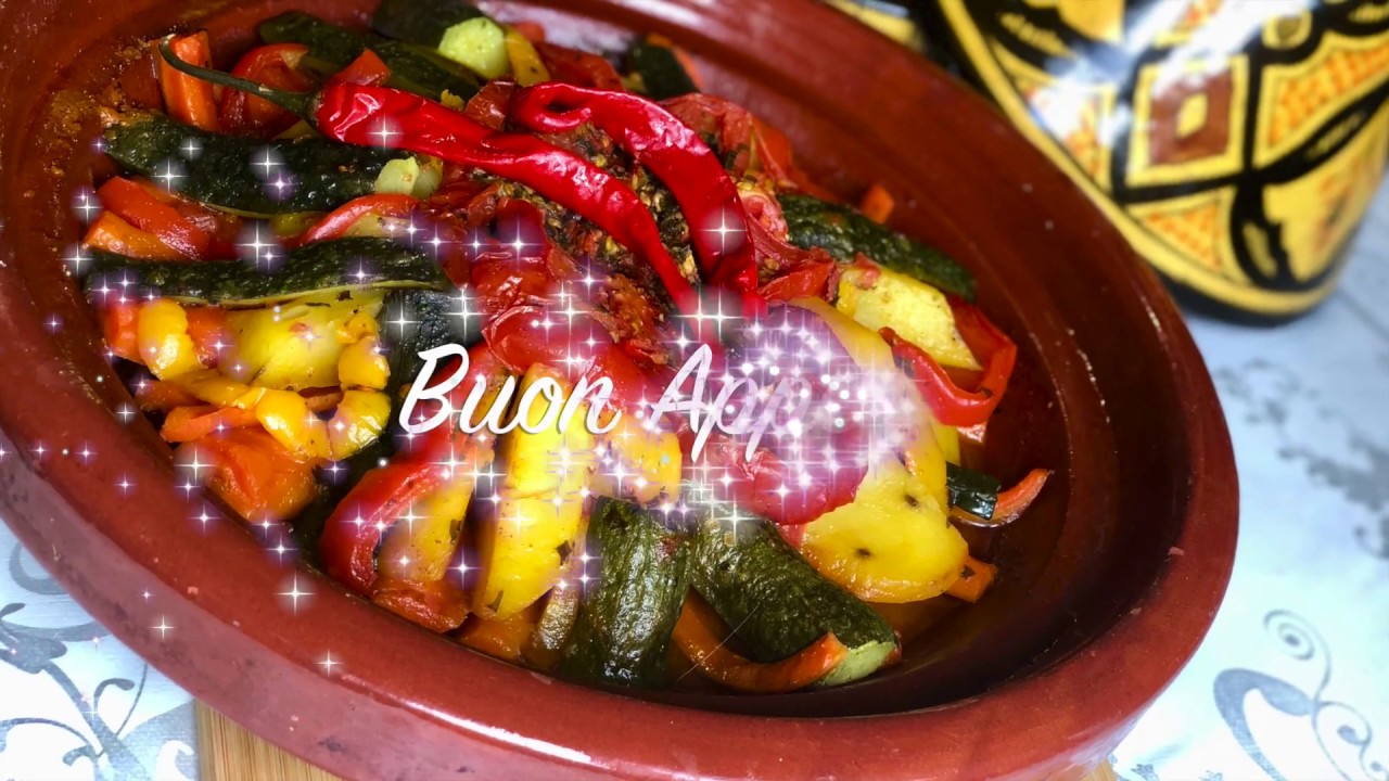 Ricetta TAJINE VEGETARIANO facilissima / Moroccan Vegetable tagine Recipe