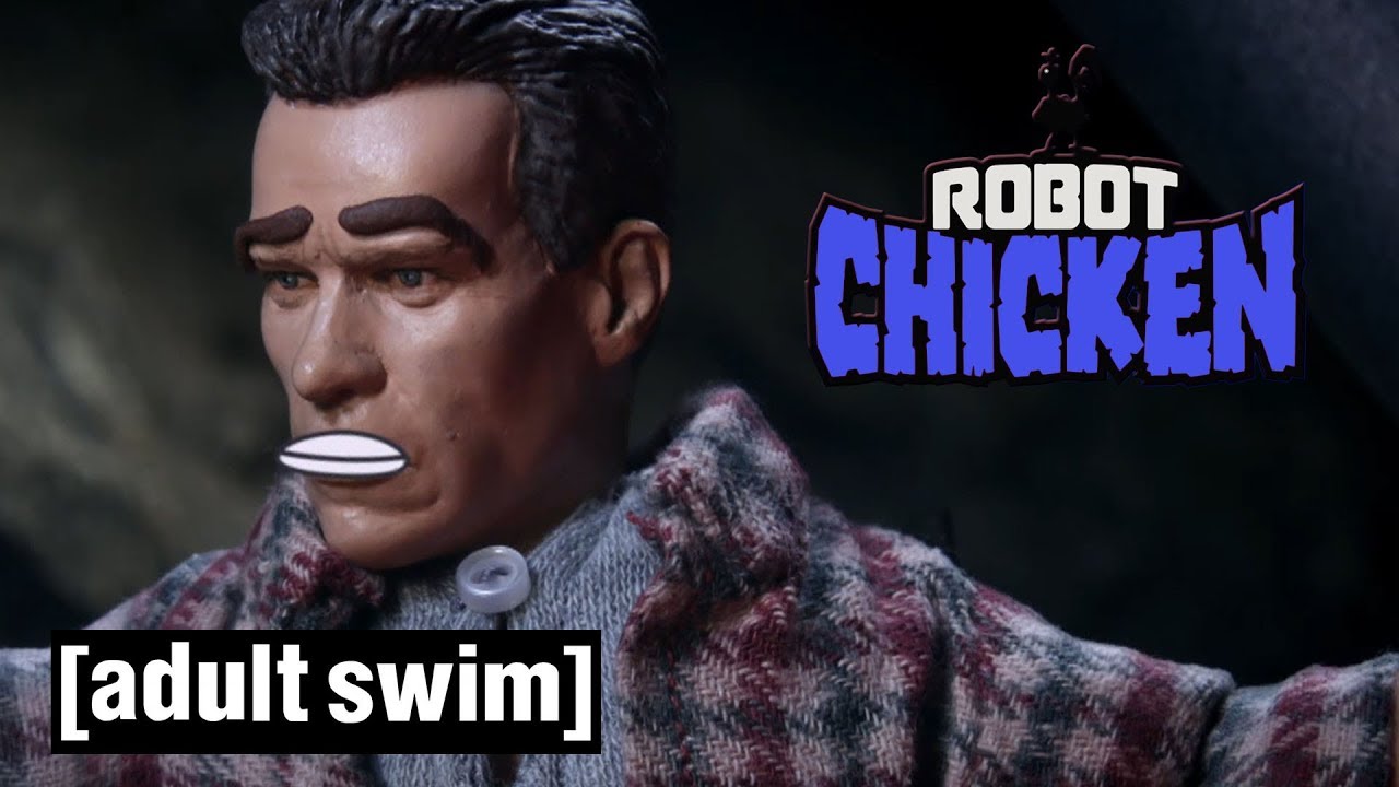4 Arnold Schwarzenegger Movies | Robot Chicken | Adult Swim