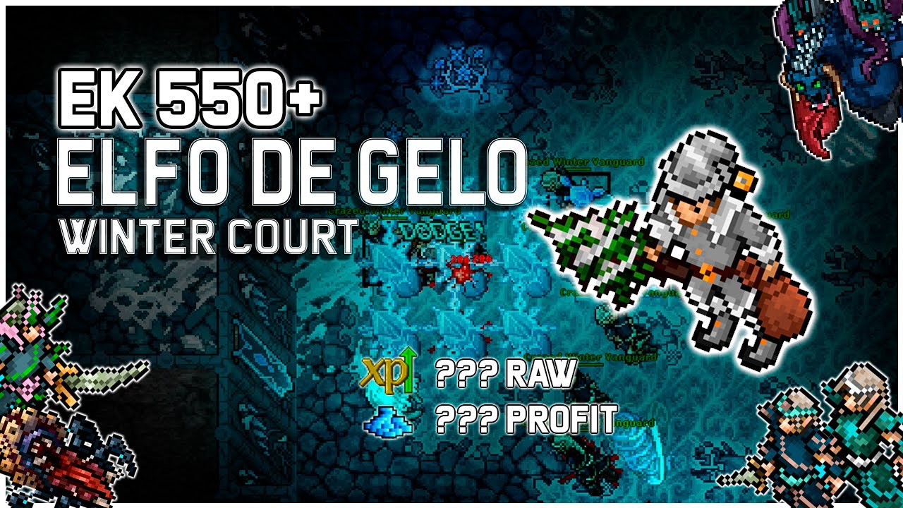 Elfo de Gelo | WINTER COURT | Knight 550+ | Tibia Global | EK Solo | BEST EXP / PROFIT | 2025