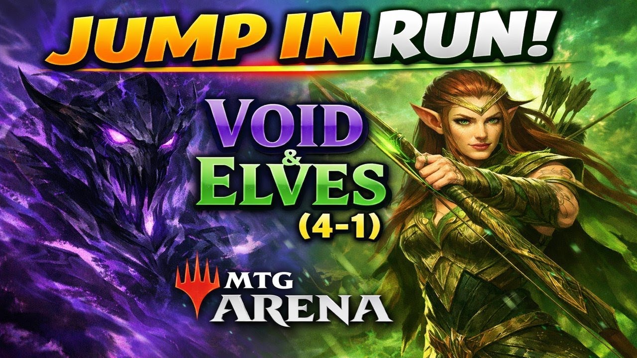 MTG Arena Jump In – Void & Elves | F2P Run (4–1)