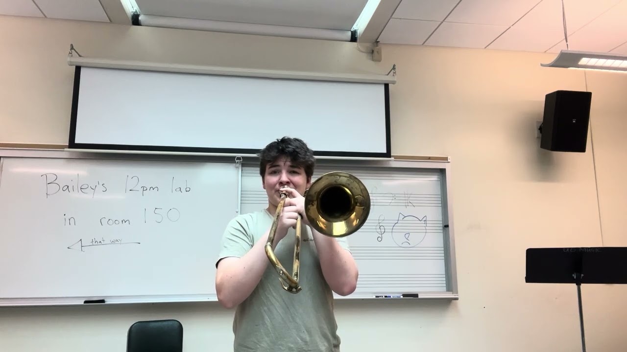 Trombone playing assignment 