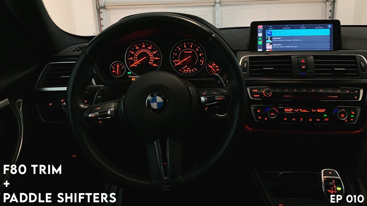 F80 Steering Wheel Trim and Paddle Shifter Install for the F30! -EP 010