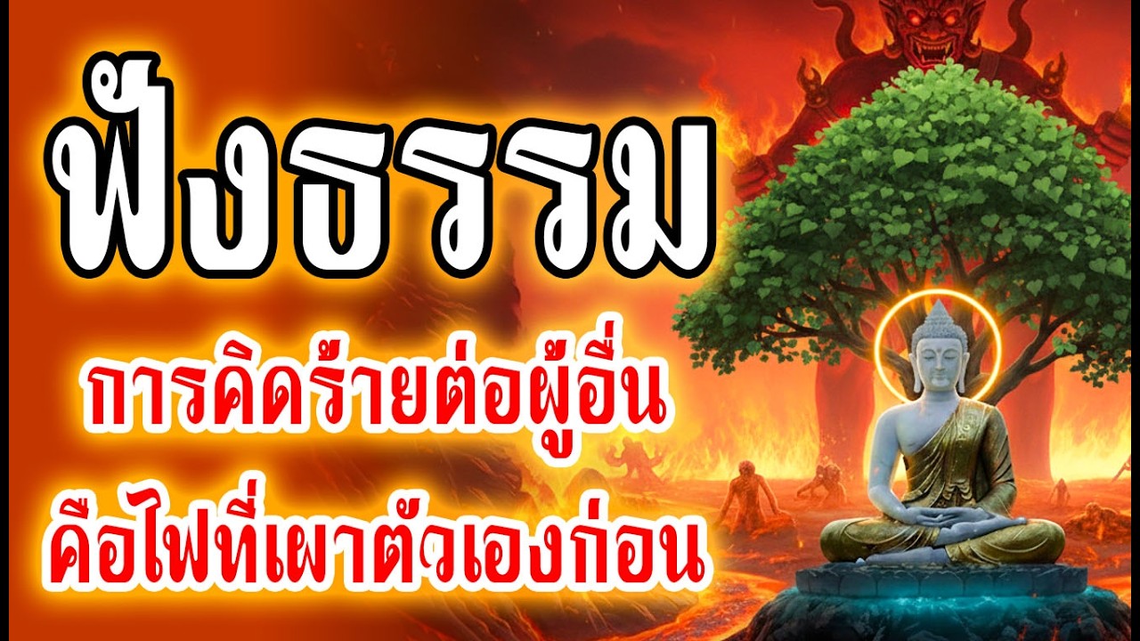 การคิดร้ายต่อผู้อื่น คือไฟทีเผาตัวเอง | ฟังธรรม ทำจิตสงบ  ชีวิตดีขึ้น