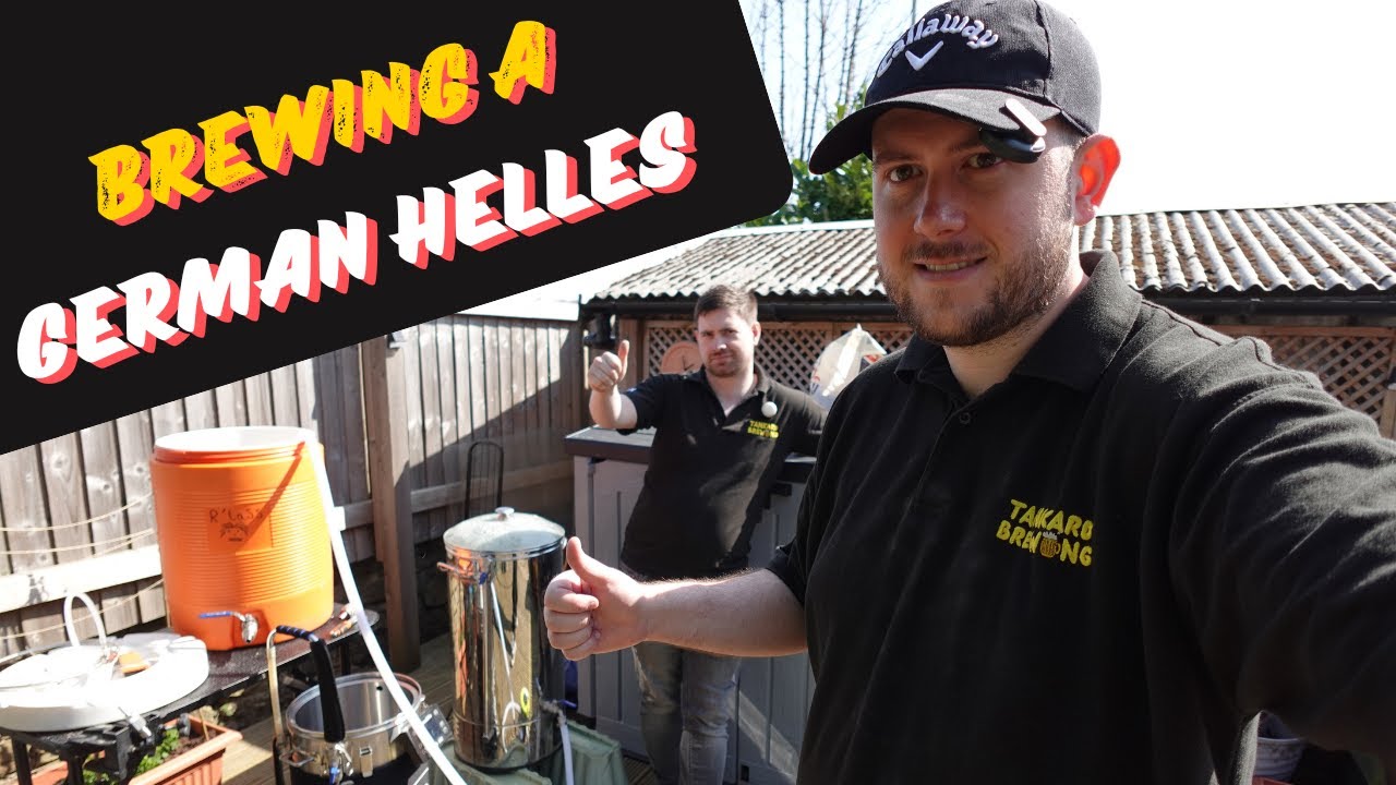 HOW TO BREW A GERMAN HELLES LAGER | 3 VESSEL SYSTEM | ALL GRAIN | HOMEBREWING | BREWING BEER AT HOME