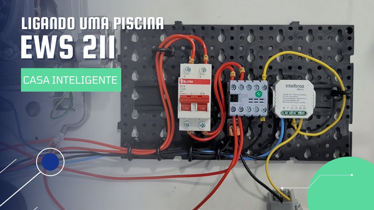 Ligando a piscina pelo celular |  EWS 211