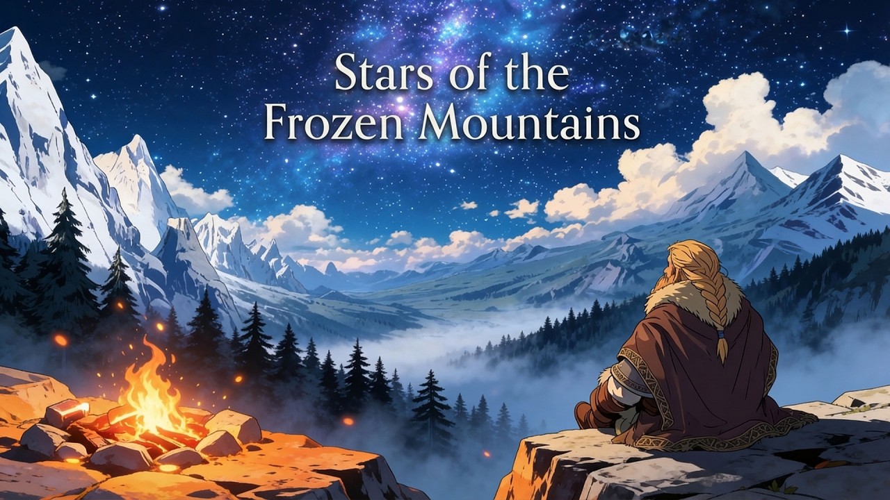 Under the Stars of the Frozen Mountains | Fantasy Medieval Music for Sleep & Deep Relaxation