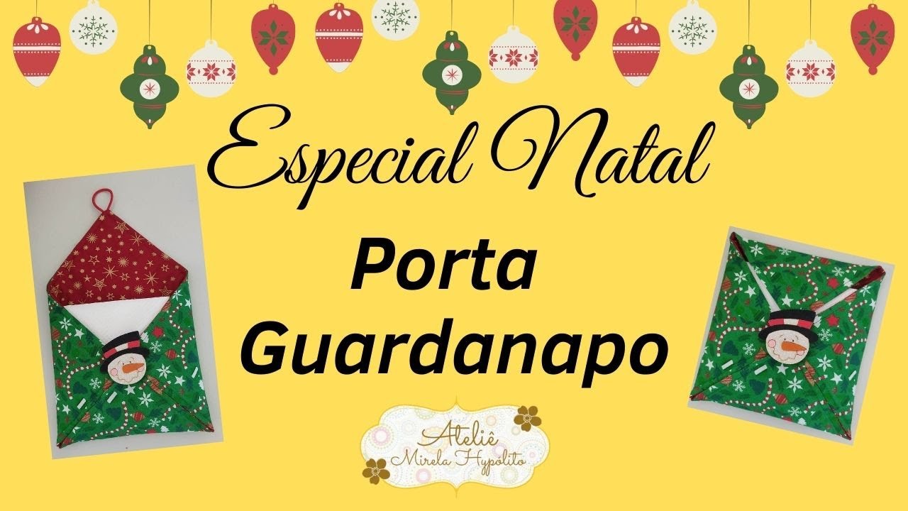 Porta Guardanapo - Especial de Natal - Aula 2