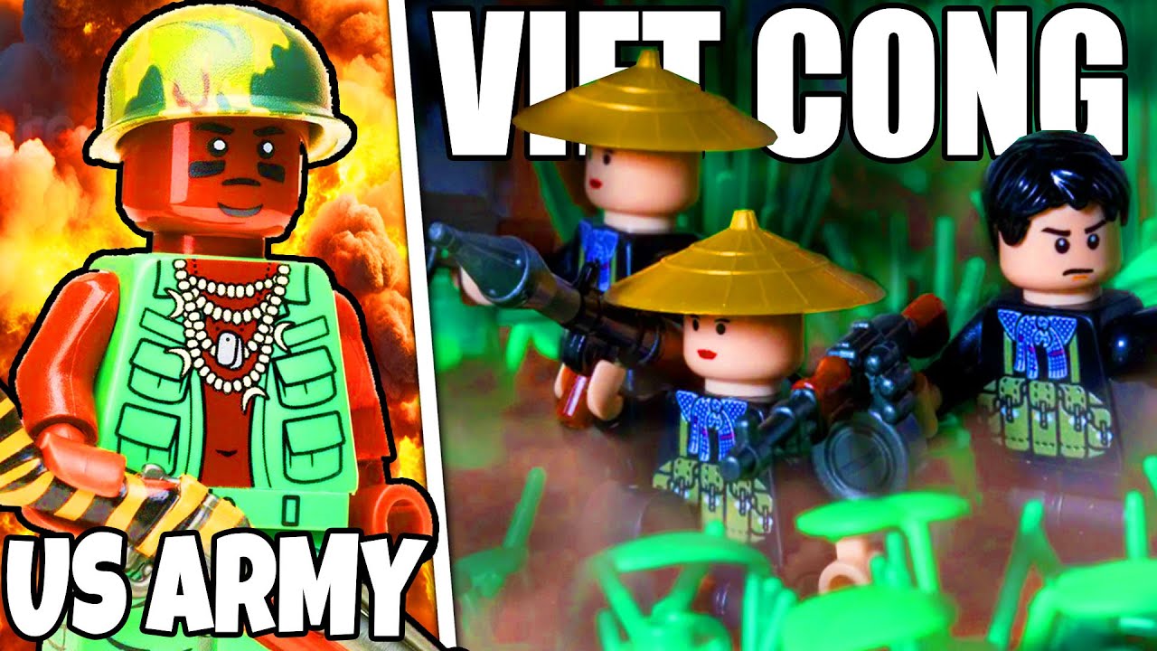 Строим армию ВЬЕТНАМСКОЙ ВОЙНЫ из LEGO...