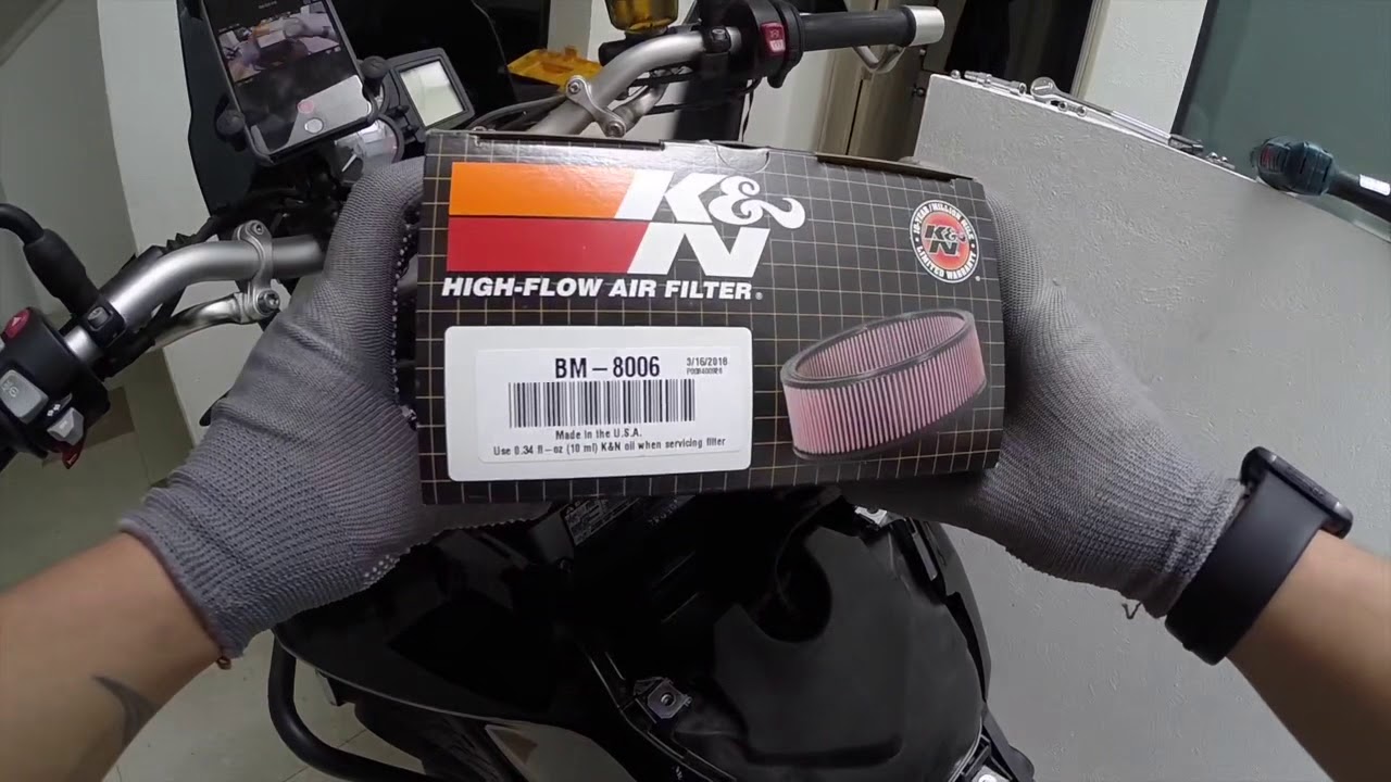 Filtro de aire de alto rendimiento KN BMW F800Gs