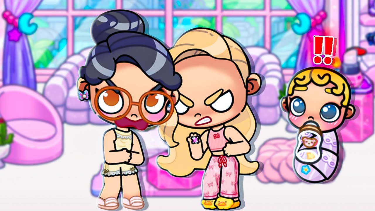 MA BELLE MÈRE M'ÉNERVE APRÈS LA NAISSANCE DE MA FILLE DANS AVATAR WORLD ! MISS QUEEN 👑