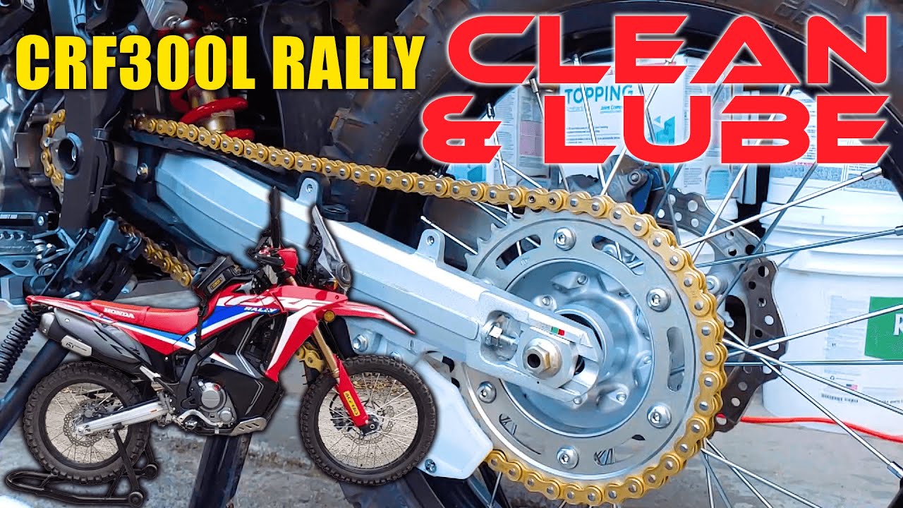 Руководство по очистке и смазке цепи — Honda CRF300L / Ралли