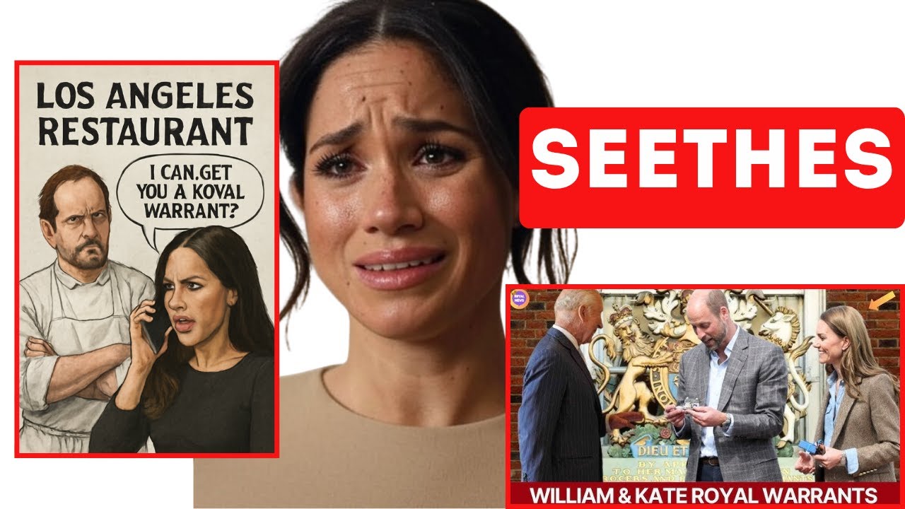 Meghan Markle SEETHES as Prince William & Princess Catherine Snag Royal Warrant Rights!