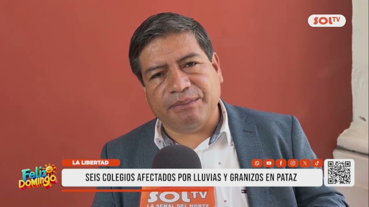 La Libertad: seis colegios afectados por lluvias y granizos en Pataz
