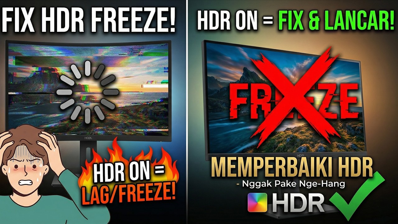 MENGATASI MONITOR SERING NGE FREZZ SAAT FITUR HDR AKTIF