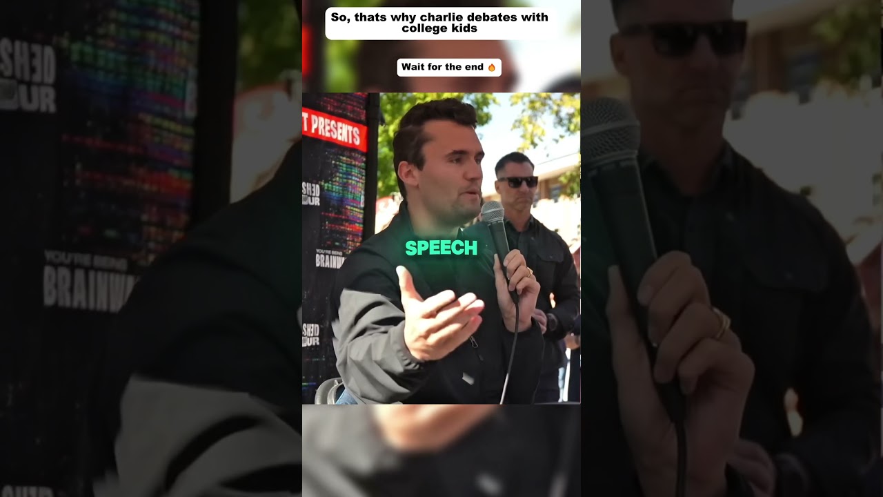 Reason behind college talk?#charliekirk#turningpointusa#politicaldiscussion#campusdebate