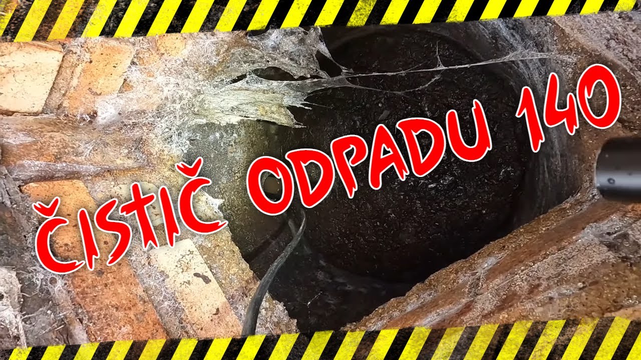 ČISTIČ ODPADU 140 - (Ucpané WC | Čištění Tlakem | přípojka kaput 🛠 )