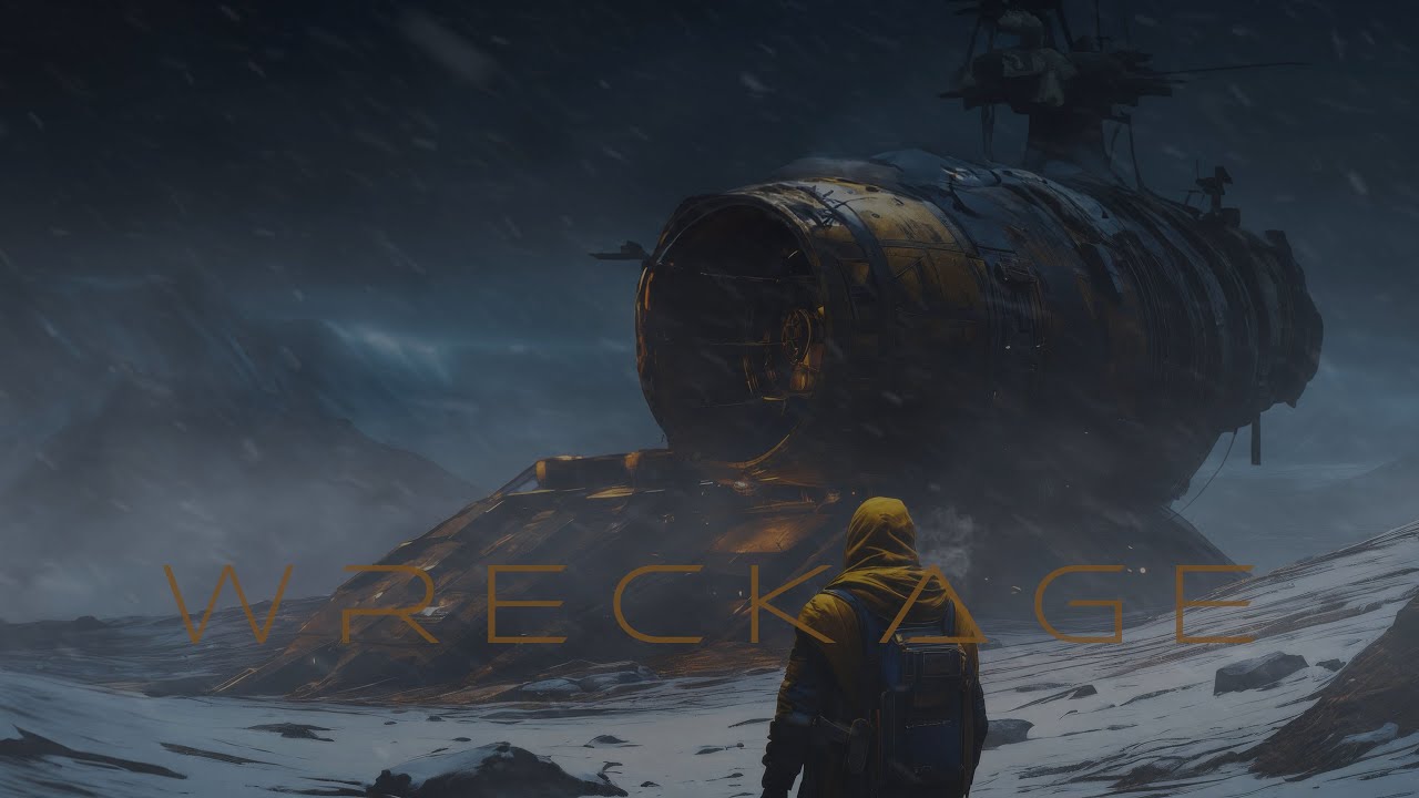 W R E C K A G E  |  Relaxing Futuristic Ambient with Immersive 3D Wind & Snow [4K] 10 HOURS