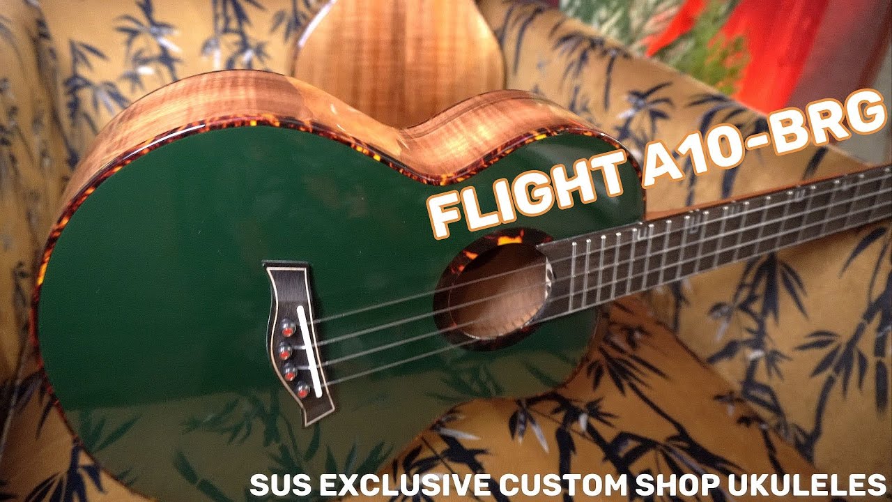 Flight A10 Ukuleles - Custom Model - British Racing Green!