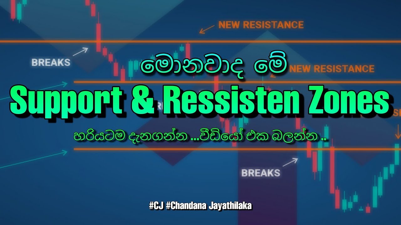 Support & Ressisten Zone ගැන හරියටම දැනගමු  | CJ | Chandana Jayathilaka