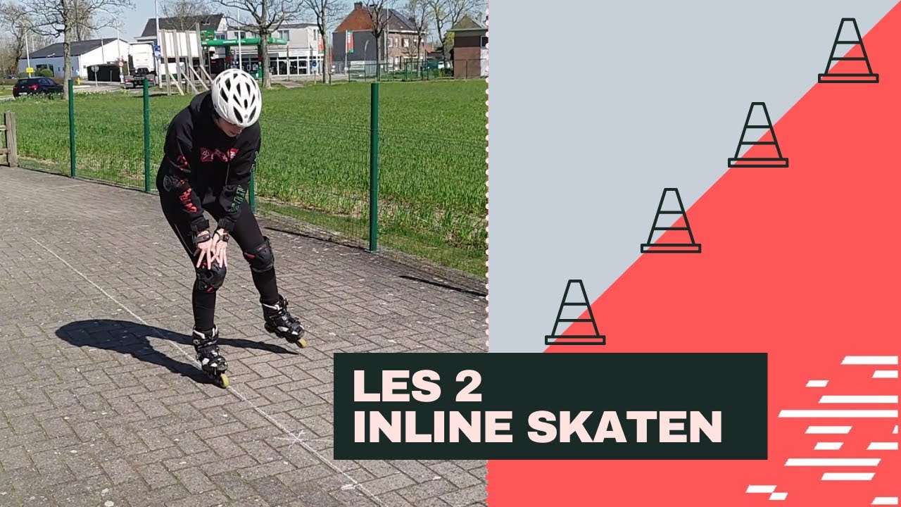 Leren inline skaten: Les 2