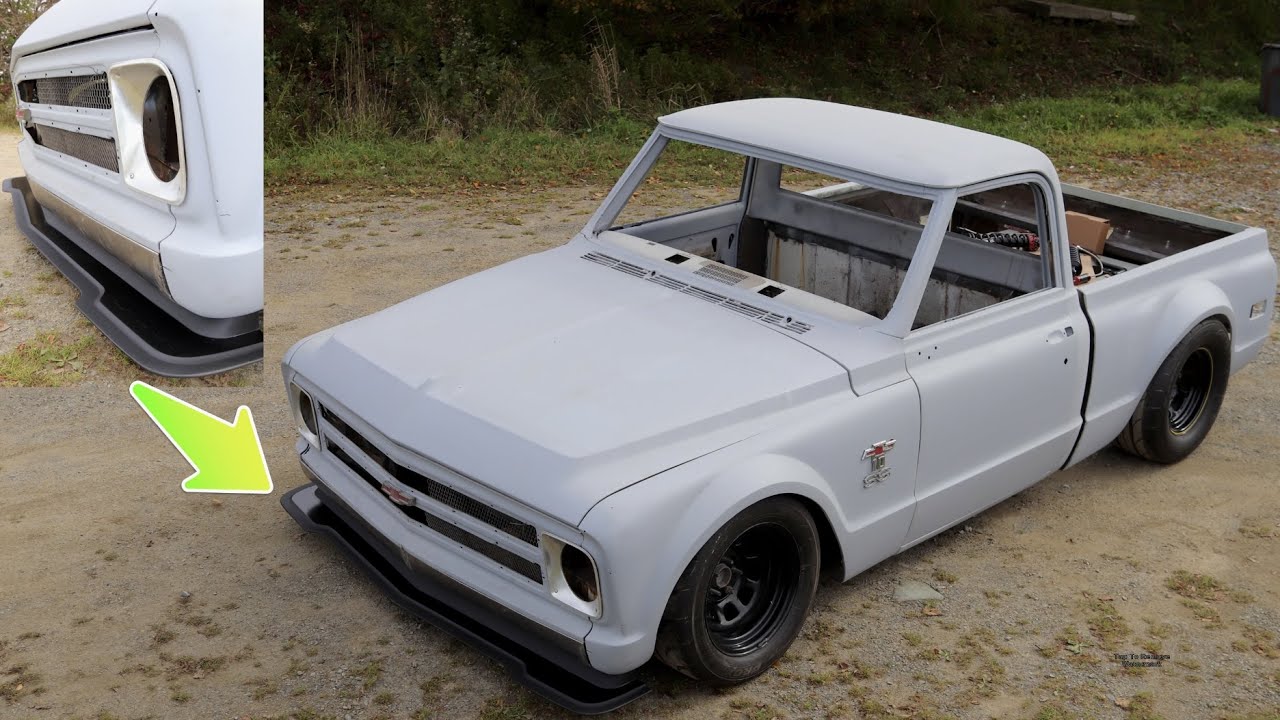 Turbo 1968 C10 BUILD - кастомный передний обвес из стекловолокна!