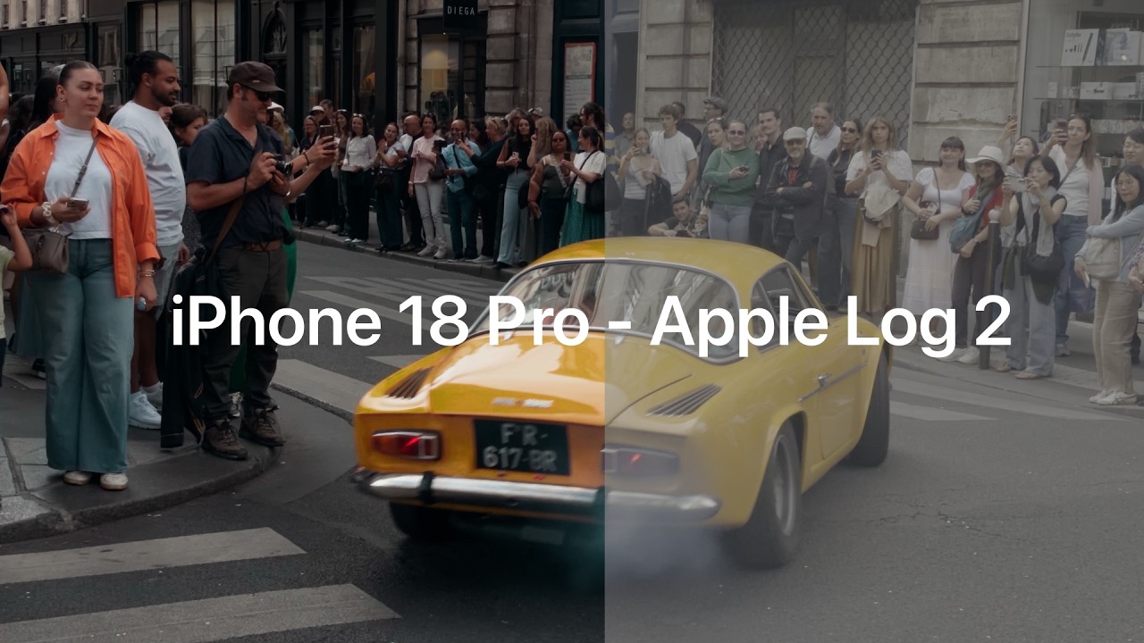 iPhone 18 Pro Apple Log LUTs | One-Click Cinematic Color Grade Before & After