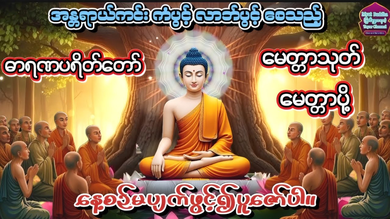 ဓာရဏပရိတ်တော်#မေတ္တာသုတ် #မေတ္တာပို့ #မနက်တိုင်းဖွင့် #တရားတော်များ #buddha #tayar #dhamma #views 