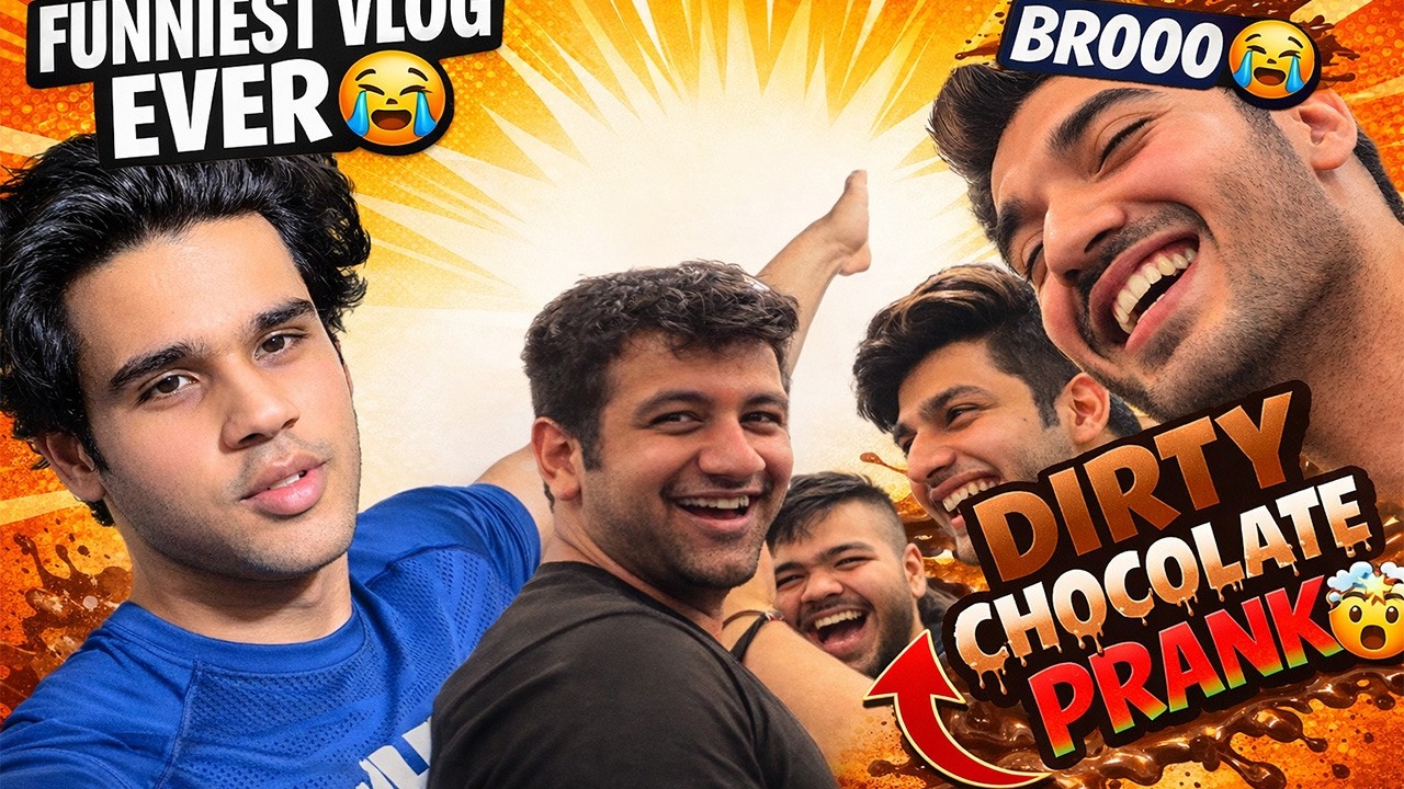 CHOCOLATE PRANK|VLOG-2|FUNNIEST VLOG EVER