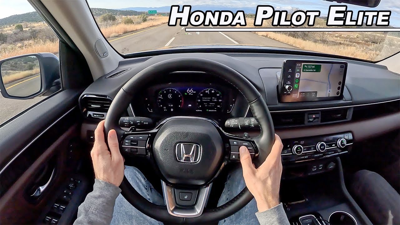 Honda Pilot Elite 2023 года — 8-местный внедорожник, на котором вам захочется ездить! (бинауральн...