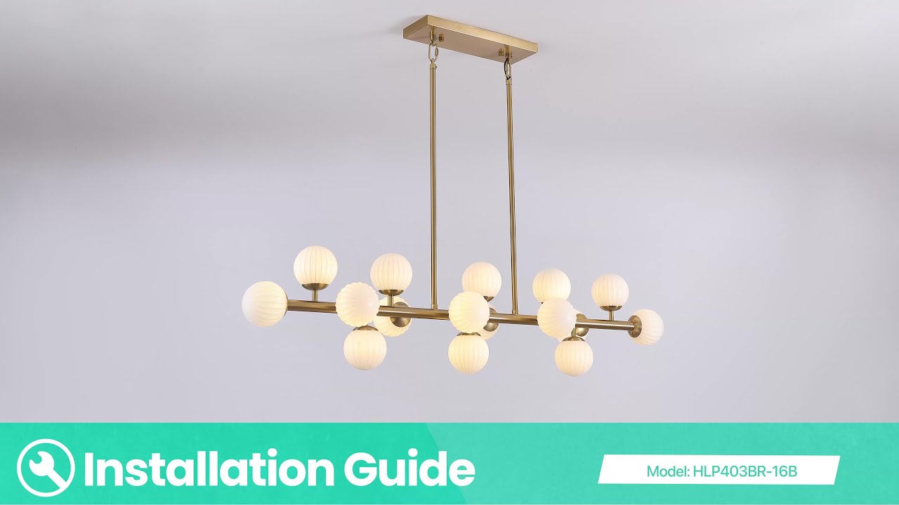 Lighting Installation Video HLP403BR-16B
