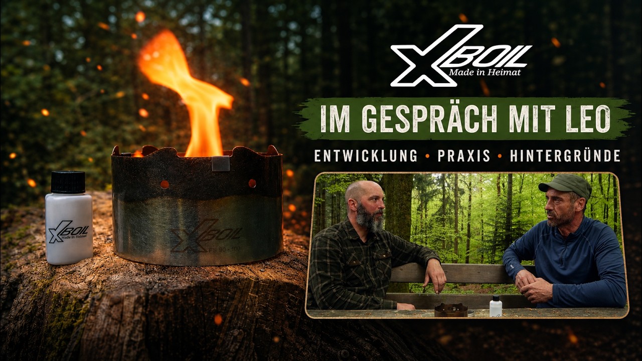 X Boil Spirituskocher – jetzt auch für Pfannen! | Exklusives Interview mit Entwickler Leo