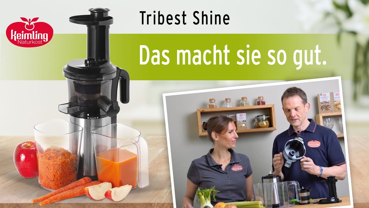 Tribest Shine - der kompakte Slow Juicer