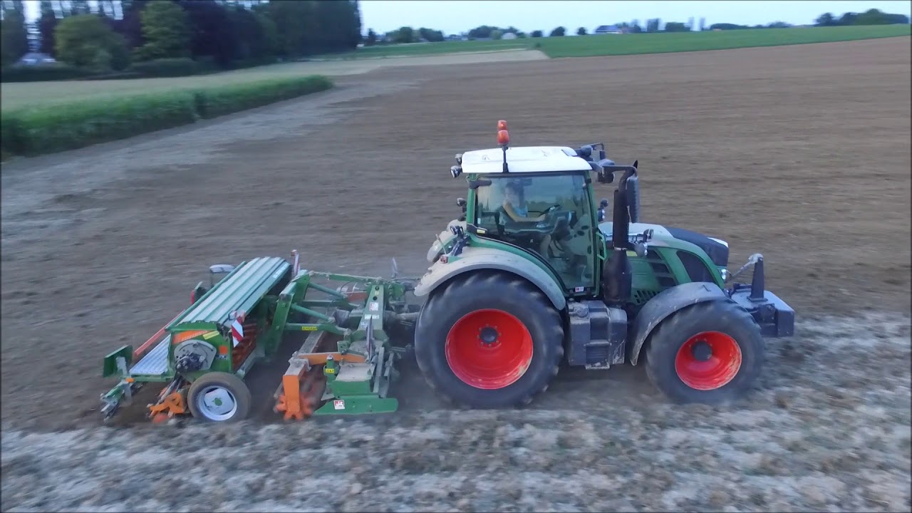 Groenbemester zaaien fendt vario 516