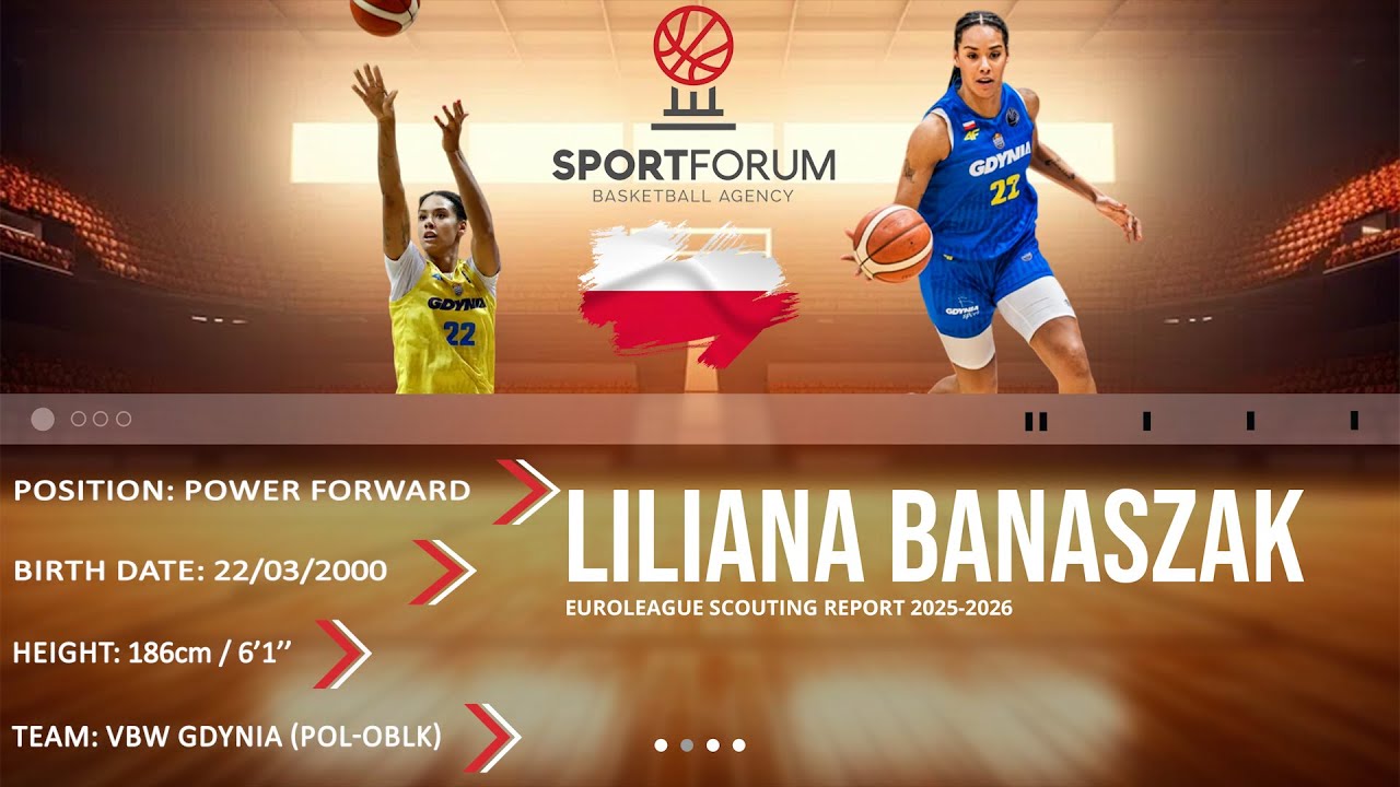 Liliana Banaszak || Euroleague || Scouting Report || 2025-2026