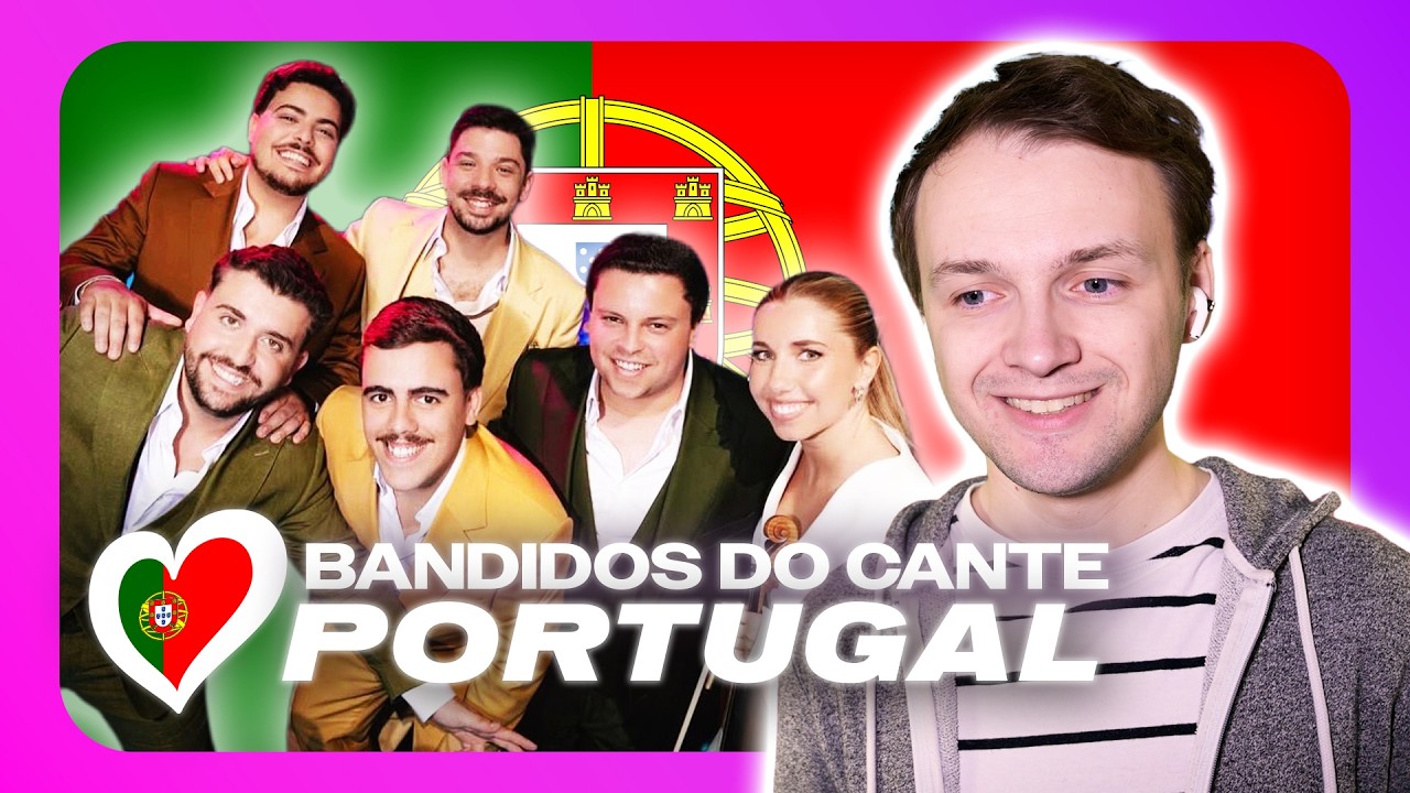 PORTUGAL'S SONG FOR EUROVISION 2026 REACTION 🇵🇹 BANDIDOS DO CANTE with 