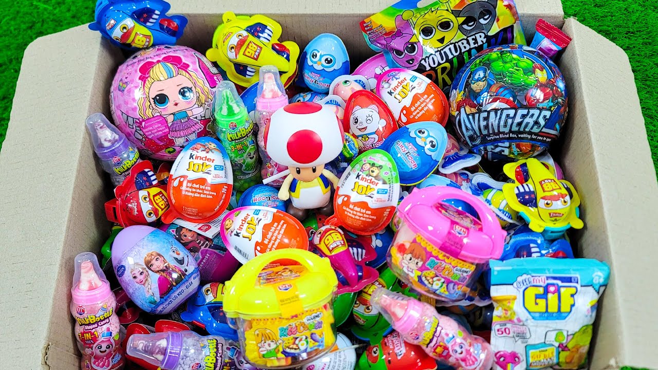 Unpacking Box Full Of Giant Surprise Ball, Sprunki Blind Bag with Satisfying Toys Inside | ASMR