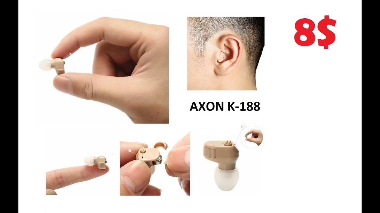👂 Компактная модель Слухового аппарата/усилителя Аксон/Axon К-188/K-188 / ЗДОРОВЬЕ 📣