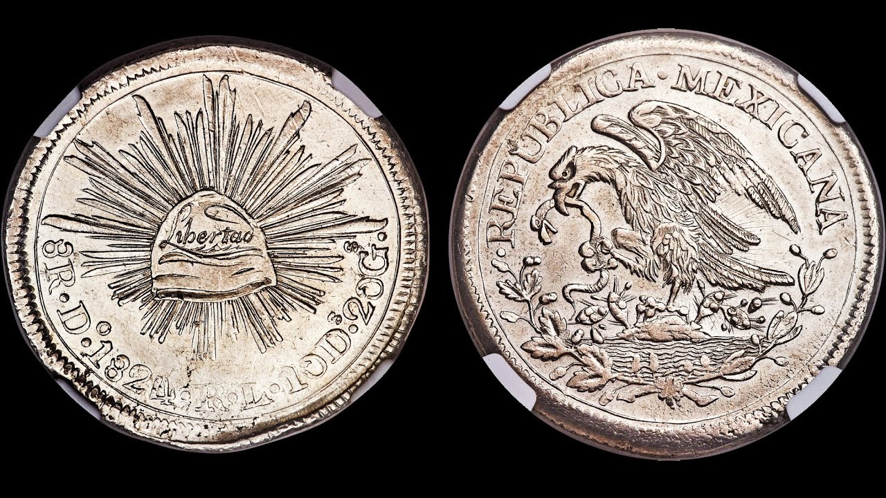 La Primera Moneda de México como Nación - Águila de Perfil
