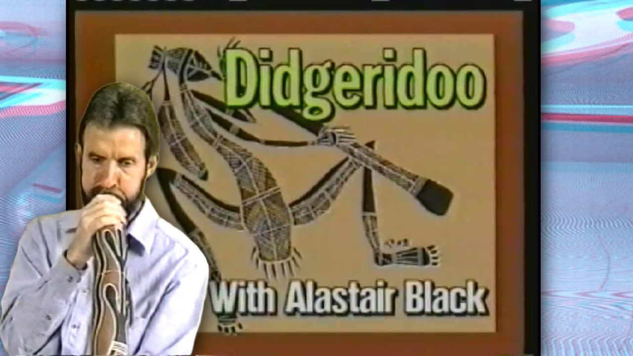 Didgeridoo: A Beginners Guide By Alastair Black 1995 VHS Tape